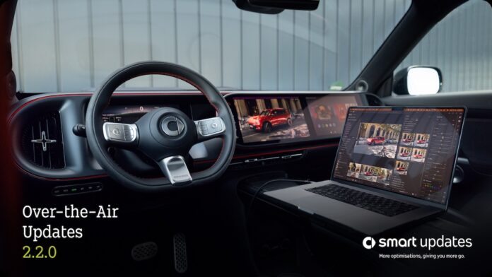 smart #5 erhält Over the Air Update für Fahrer smart Europe GmbH